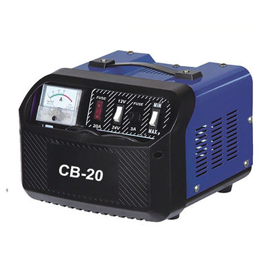 Blaues tragbares Blei-Säure-Batterie-Ladegerät 7.4kg des 230V Autobatterie-Ladegerät-12v