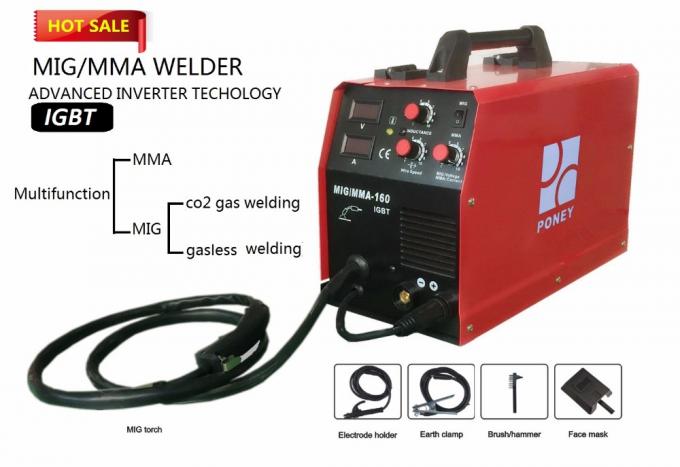 tragbares CO2-Gasschild MIG-Schweißgerät des Inverters IGBT