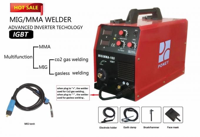 tragbares CO2-Gasschild MIG-Schweißgerät des Inverters IGBT