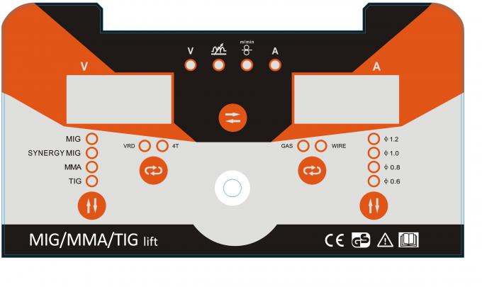 Mig-Schweißgerät CO2-Gasschild Synergie des Mikroprozesses volles digitales kontrolliertes